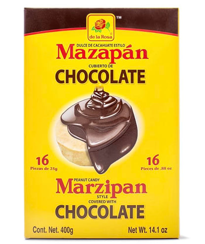 Mazapan cubierto de Chocolate (16 piezas) by N/A