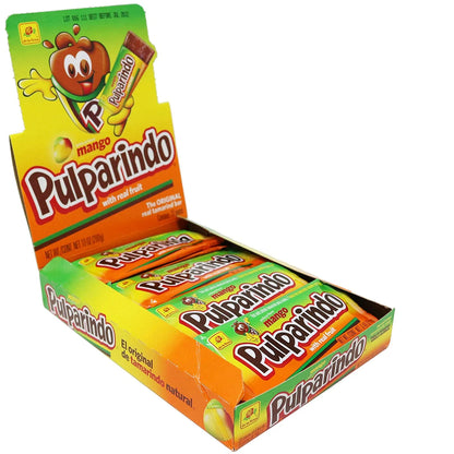 Pulparindo 5 Flavors Contains Pulparindo Chamoy, Pulparindo Sandia, Pulparindo Mango, Pulparindo Spicy and Original Pulparindo Tamarind, 20 Count Boxes (Variety Pack of 5)