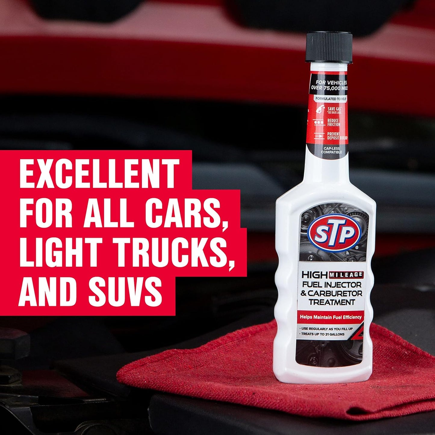 STP 78571 5.25 Ounce Fuel Injector & Carburetor Treatment + Upper Cylinder Lubricant (5.25 fl. oz.)