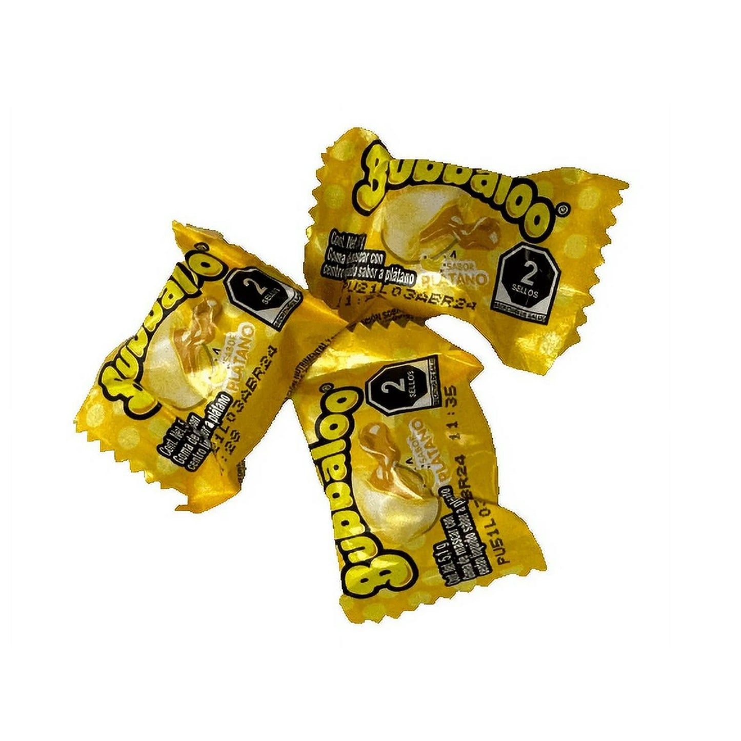 Bubbaloo Platano Banana Chewing Gum