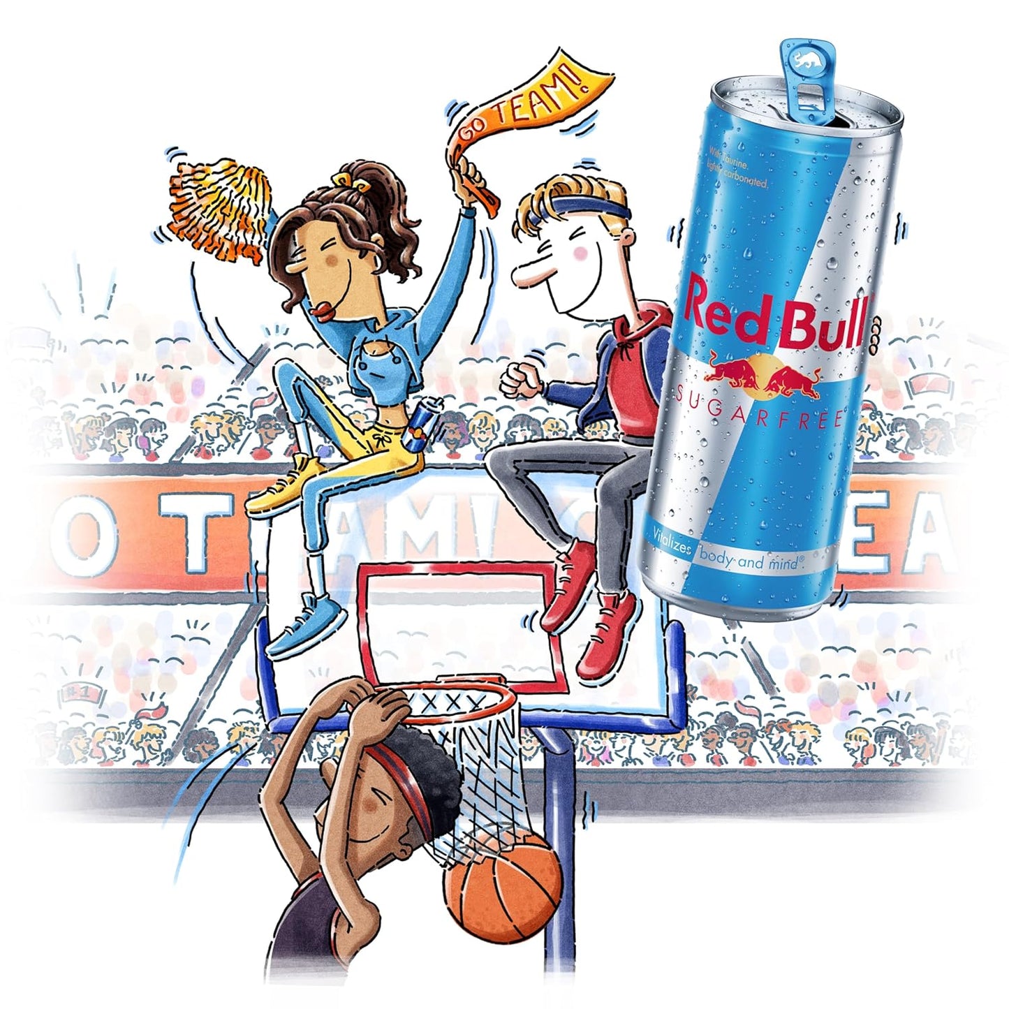 Red Bull Sugar Free Energy Drink, 8.4 Fl Oz, 24 Cans (6 Packs of 4)