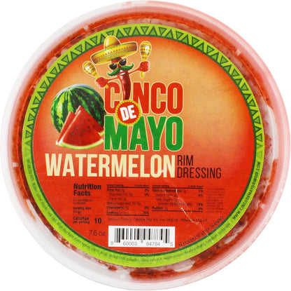 Cinco de Mayo Watermelon Rim Dip Cocktail Rim Dressing (3 x 7.6 oz. Containers)