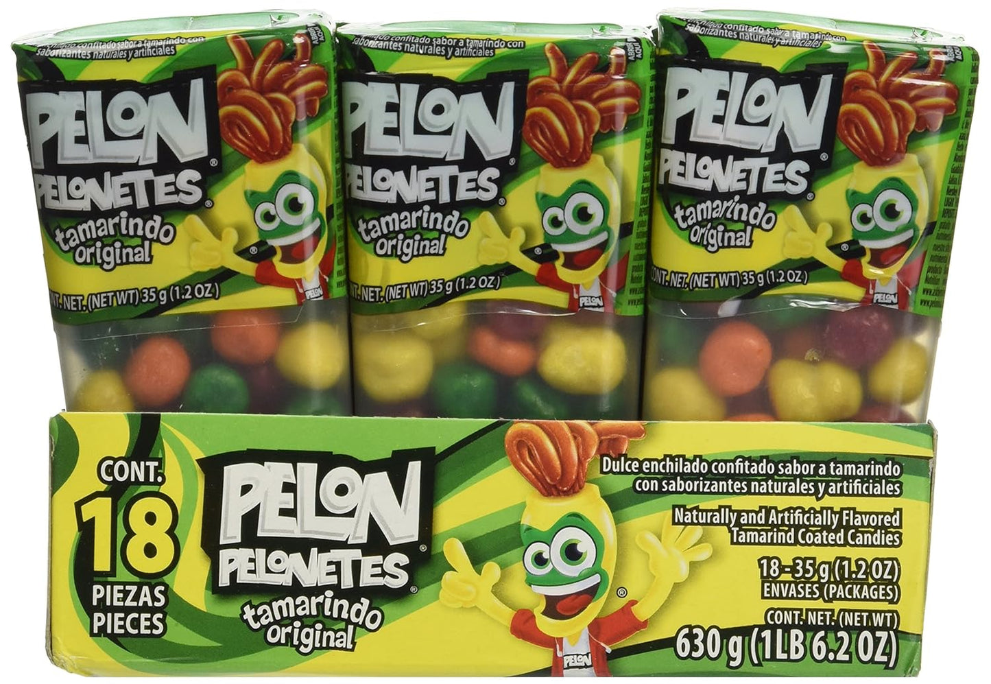 Pelon Pelo Rico Pelonetes Candy Bites (pack of 18)