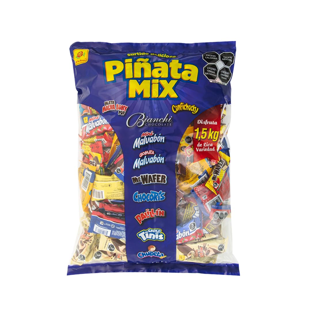 DE LA ROSA CHOCOLATE PIÑATERA MIX 1.5 KG