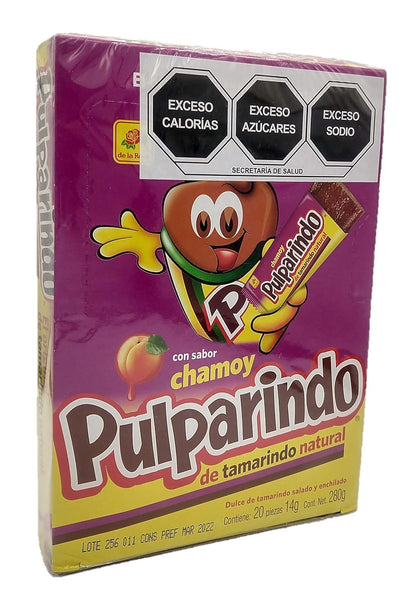 Pulparindo Chamoy Tamarind Pulp Candy 20 count