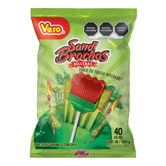 Vero Sandi Brochas 40 Piece Bag Chili Powder Watermelon