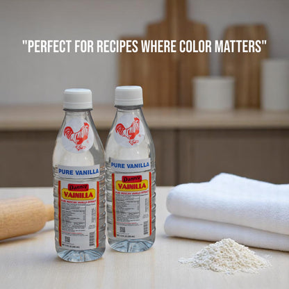 Danncy Vanilla Clear 12 DEF29 fl oz (355 mL) 2 Pack - Authentic Mexican Vanilla Flavor