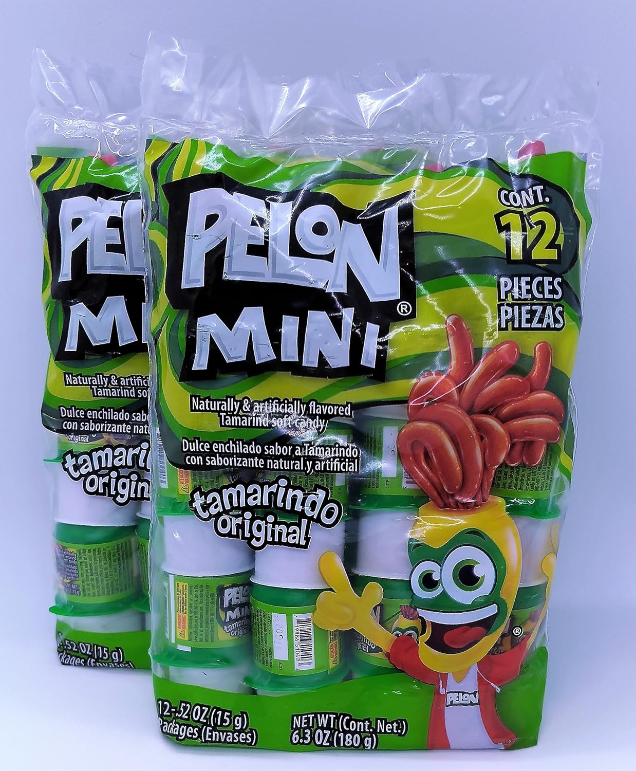 Pelon Mini Pelo Rico 12 COUNT 0.52 Oz (PACK OF 2)