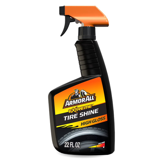 Armor All Extreme Tire Shine Spray for Car Detailing, 22 fl oz Bottle