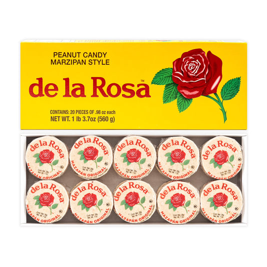 De La Rosa Mazapan Style Mexican Peanut Candy, 20 Count