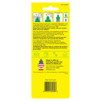 Little Trees Air Freshener New Car Scent Fragrance 6-Pack