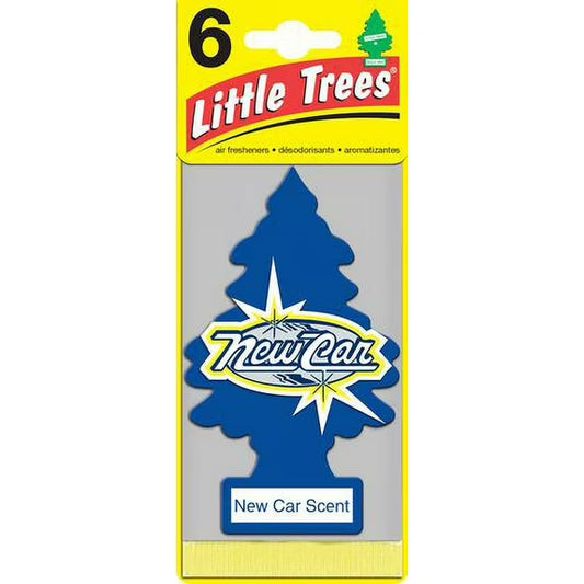 Little Trees Long-Lasting Automotive Air Fresheners, Blue, 4 Count