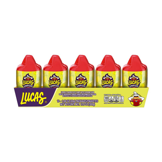 Lucas Bomvaso Lemon, 1.06 oz, 10 Packages