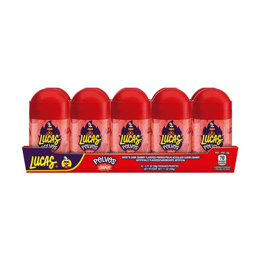Lucas Polvos Chamoy, 0.71 oz, 10 Packages