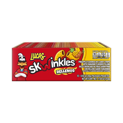 Lucas Skwinkles Rellenos Pineapple Tamarind, 0.92 oz, 12 Packages
