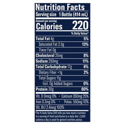 Chobani 30G Protein Low-Fat Greek Yogurt Drink Vanilla Ice Cream 14 fl oz Bottle