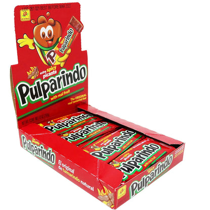 Pulparindo 5 Flavors Contains Pulparindo Chamoy, Pulparindo Sandia, Pulparindo Mango, Pulparindo Spicy and Original Pulparindo Tamarind, 20 Count Boxes (Variety Pack of 5)