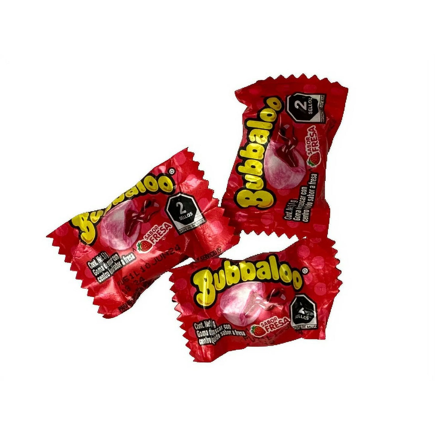 Bubbaloo Chewing Gum Strawberry 47pcs (Mexico)