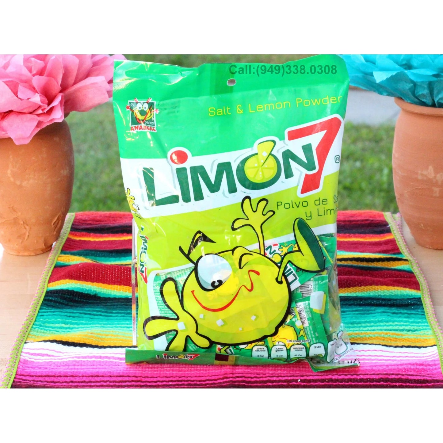 Dulces Anahuac Limon Limon 7, 100 ea