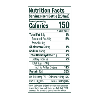 Chobani Low-Fat Greek Yogurt Drink Mango 7 fl oz Bottle
